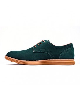 Big Size 38-47 Men's Shoes / Outdoor / Office & Career / Casual Suede OxfordsBlack / Blue / Brown / Yellow / Green  