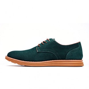 Big Size 38-47 Men's Shoes / Outdoor / Office & Career / Casual Suede OxfordsBlack / Blue / Brown / Yellow / Green  