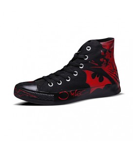 Converse Chuck Taylor All Star Batman Men's Shoes High Canvas Outdoor / Athletic / Casual Sneaker Flat Heel  