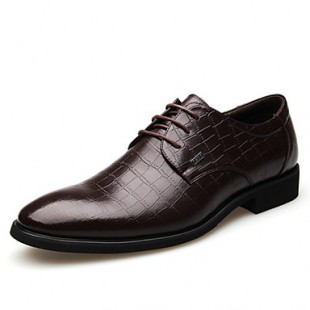 Men's Shoes Wedding/Office & Career/Party & Evening Leather Oxfords Black/Brown  