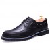 Men's Shoes Casual Faux Leather Oxfords Black/Brown/Burgundy  