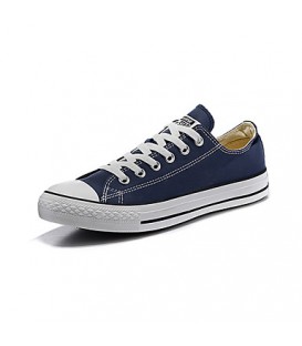 Converse Chuck Taylor All Star Core Men's Shoes Canvas Outdoor / Athletic / Casual Sneaker Flat Heel Black / White/ Blue  