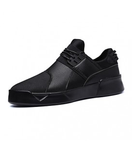 Men's Shoes Running/Casual/Outdoor/Travel Tulle Leather Fashion Sneakers Shoes Black/White 39-44  