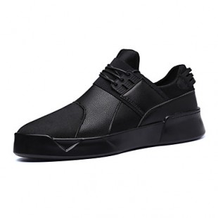 Men's Shoes Running/Casual/Outdoor/Travel Tulle Leather Fashion Sneakers Shoes Black/White 39-44  