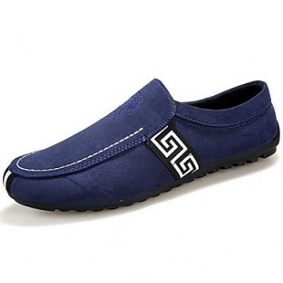 Men's Shoes Casual Leatherette Loafers Black / Blue / Red  