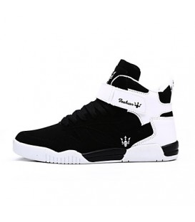 Men's Shoes Outdoor Fashion Sports Shoes Leisure Upper Microfiber fabric Shoes Black/White/White and Black  