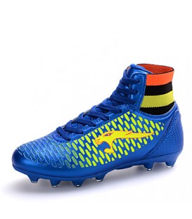 Indoor Court Soccer / Men's / Boy's Soccer Shoes Black / Blue / Gold  