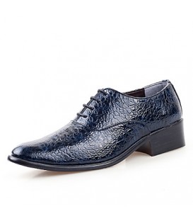 Men's Shoes Wedding / Office & Career / Party & Evening / Casual Leather Oxfords Black / Blue / Red / White  