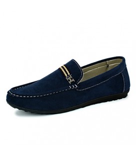 Men's Summer Round Toe Suede Casual Black / Blue / Brown  