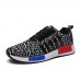 Men's Sneakers Spring / Fall Styles / Round Toe Tulle Athletic Flat Heel Lace-up / Others Black / Blue / White  