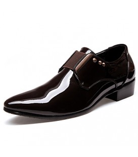 Men's Shoes PU Leather Fashion Oxford Shoes Black/Brown  