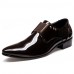 Men's Shoes PU Leather Fashion Oxford Shoes Black/Brown  