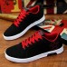 Men's Shoes Casual Canvas Fashion Sneakers Blue / Green / Red  