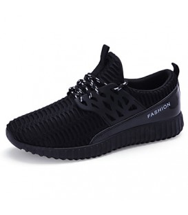 Men's Shoes Running/Casual/Outdoor Tulle Leather Fashion Sneakers Runing Shoes Black/Bule/Gray 39-44  