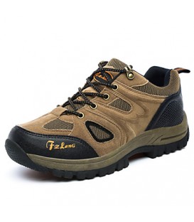 Men's Shoes Outdoor/Hiking/Travel/Climbers Suede Leather Breathable Sport Shoes Brown/Gray/Green  