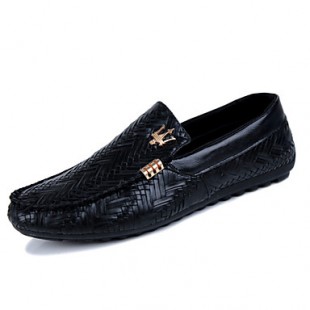 Men's Shoes Casual  Loafers Black/Brown/White  